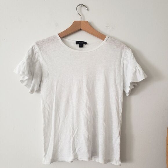 J. Crew Linen Butterfly Blouse XS - Picture 1 of 7